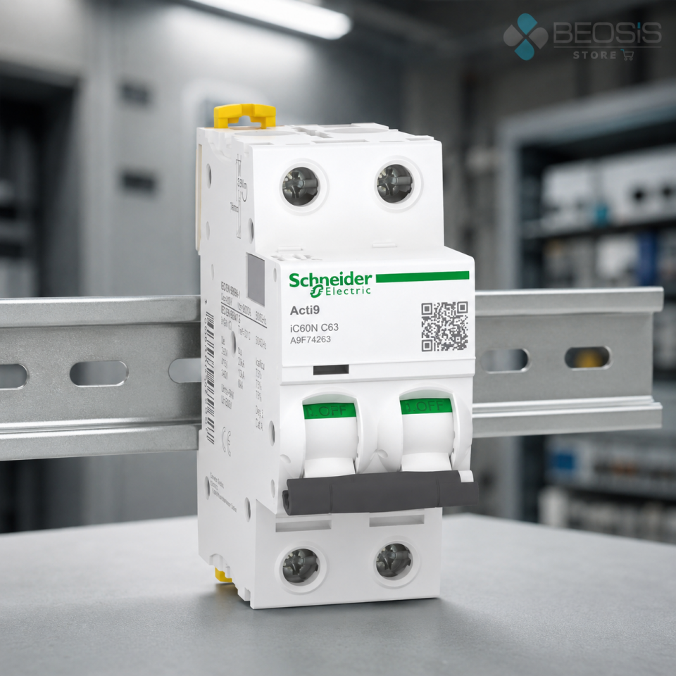 Schneider Electric Acti9 iC60N A9F74263 2P C63 6kA Otomatik Sigorta
