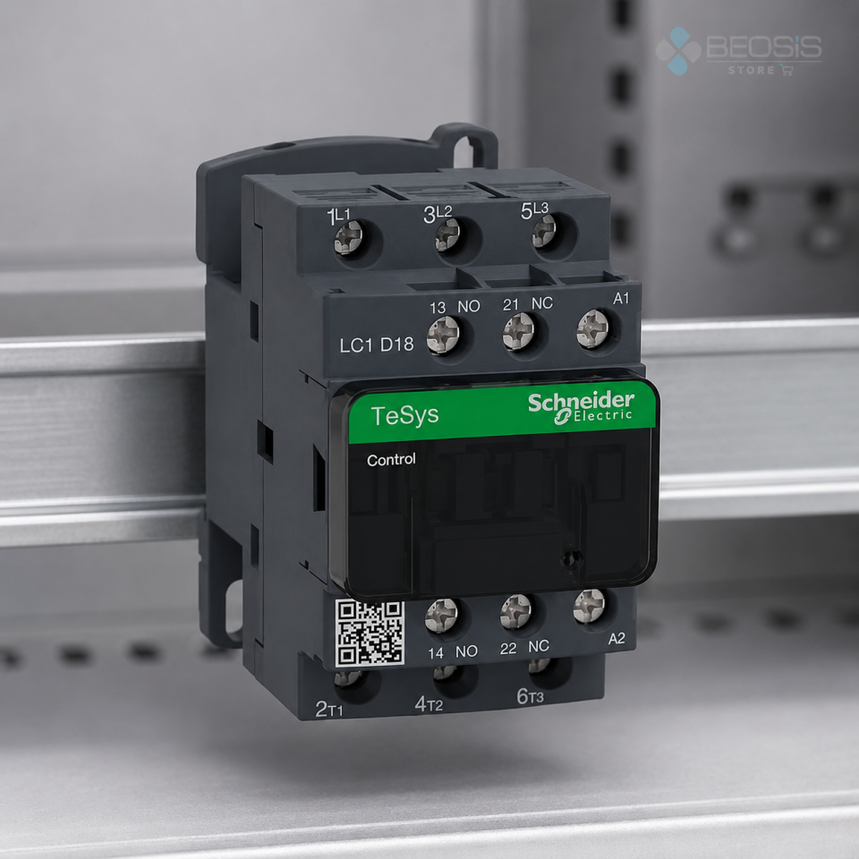 Schneider Electric TeSys D LC1D18M7 3P 18A 7.5kW 220VAC Bobin Güç Kontaktörü