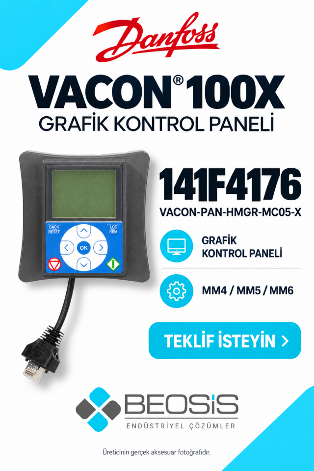 Danfoss 141F4176 VACON 100 X Grafik Kontrol Paneli
