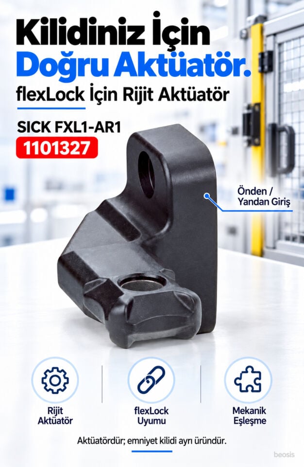 SICK FXL1-AR1 flexLock RFID emniyet kilidi aktüatörü 1101327