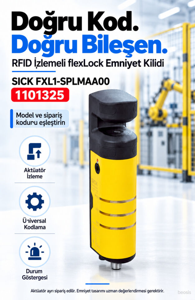 SICK FXL1-SPLMAA00 RFID emniyet kilidi 1101325