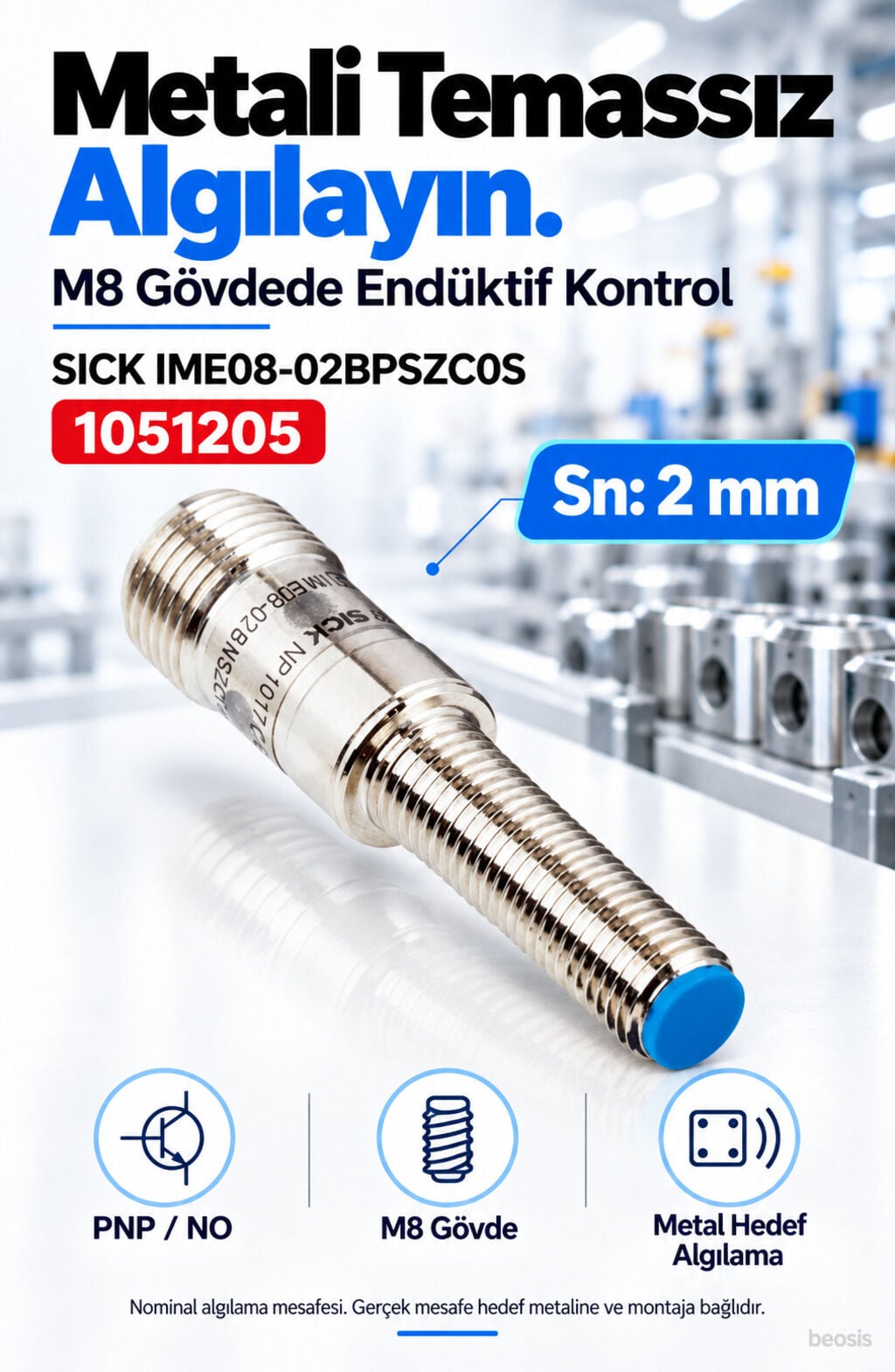 SICK GTB2S-P1451 arka plan bastırmalı fotosel 1060205