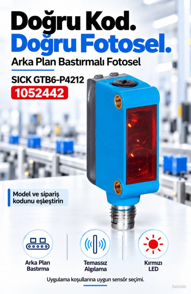 SICK GTB6-P4212 arka plan bastırmalı fotosel 1052442