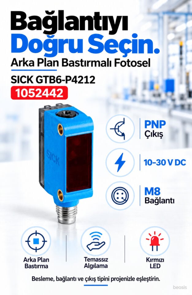 SICK GTB6-P4212 arka plan bastırmalı fotosel 1052442