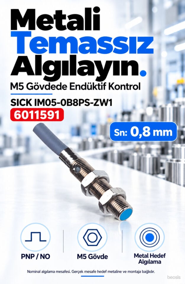 SICK IM05-0B8PS-ZW1 endüktif yaklaşım sensörü 6011591