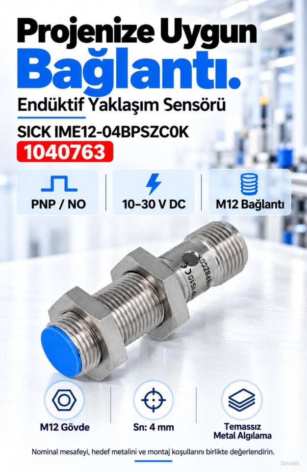 SICK IME12-04BPSZC0K endüktif yaklaşım sensörü 1040763