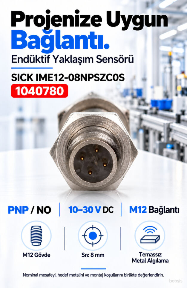 SICK IME12-08NPSZC0S endüktif yaklaşım sensörü 1040780