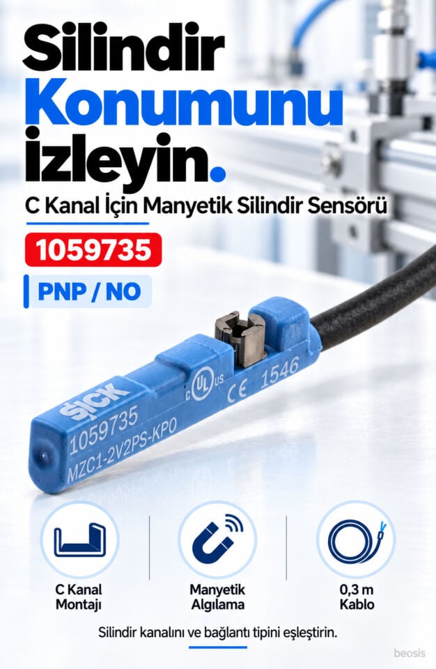 SICK MZC1-2V2PS-KP0 silindir sensörü 1059735