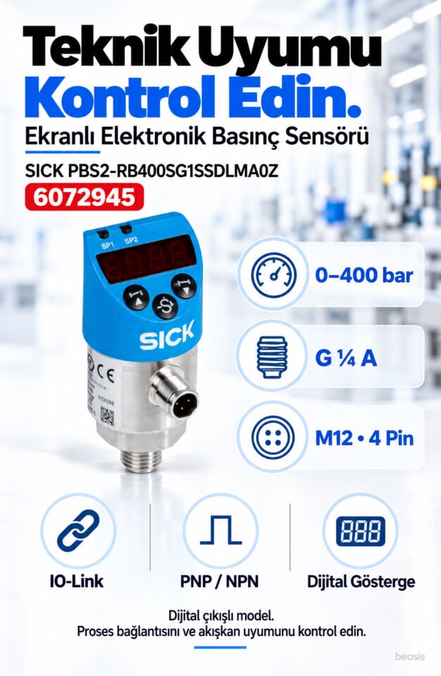 SICK PBS2-RB400SG1SSDLMA0Z elektronik basınç şalteri 6072945