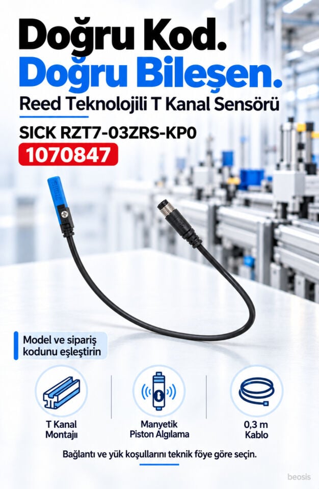 SICK RZT7-03ZRS-KP0 reed silindir sensörü 1070847