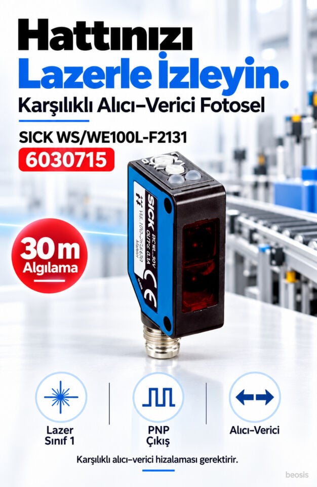 SICK WS/WE100L-F2131 karşılıklı lazer fotosel takımı 6030715
