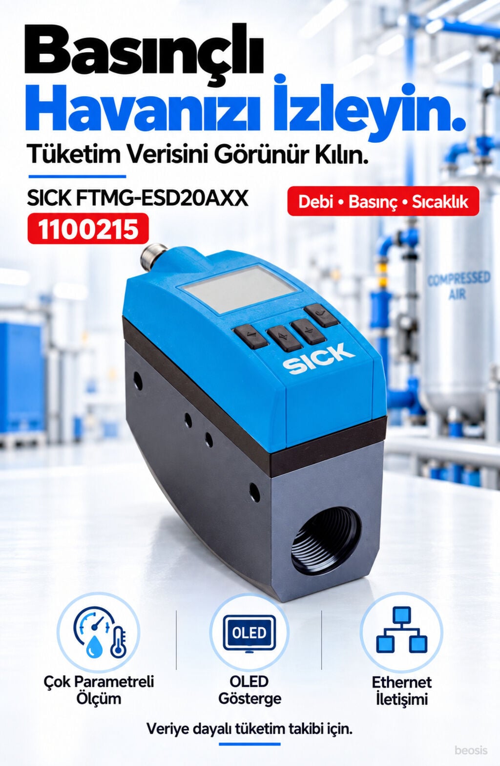 SICK FTMG-ESD20AXX termal debimetre 1100215